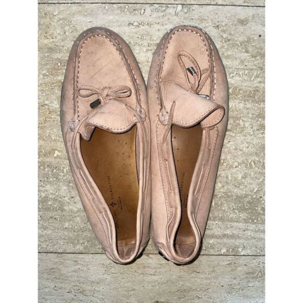 Mercanti Florentini Shoes Womens 8 B blush Nubuck Leather Loafer Driving